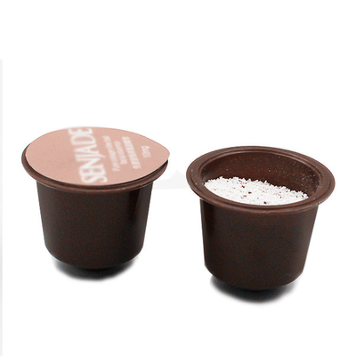 7g Cannikin 작풍 주문 색깔 패킹에 있는 플라스틱 굽기 인스턴트 커피 깍지 캡슐