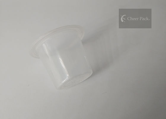 명확한 작은 둥근 명확한 플라스틱 용기 음식 급료 물자 투명한 색깔