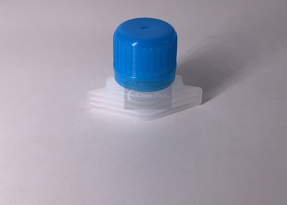 파란 색깔 PE 물자를 만드는 가동 가능한 포장 주둥이 모자 주입