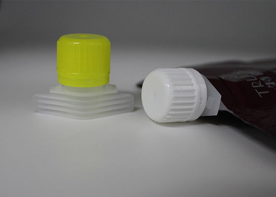 휴대용 소형 버클 접히는 주머니를 위한 노란 플라스틱 주둥이 모자
