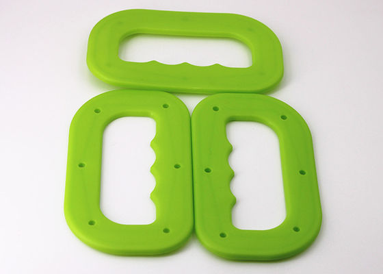 6개의 자물쇠 구멍을 가진 파랗고/녹색/황색 황급한 유형 단단한 비닐 봉투 손잡이