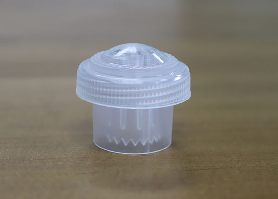 음료 분말 포장을 위한 투명한 창조적인 압박 유형 플라스틱 병 마개