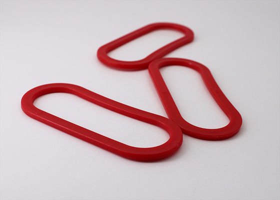 소매 상품을 위한 빨간 플라스틱 식료품 백 나르는 손잡이