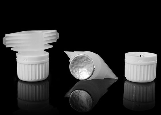 16mm 보호 쉬운 Peelable 알루미늄 호일 물개 강선을 가진 플라스틱 주둥이 모자 분사구