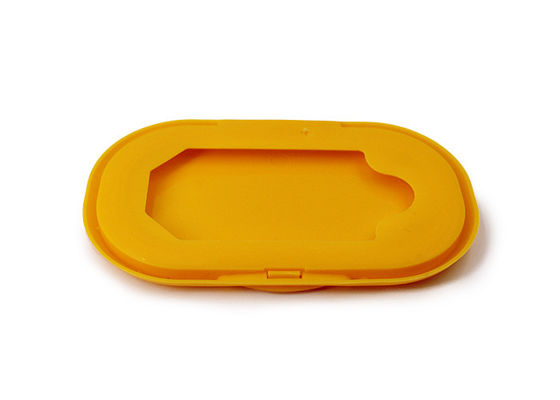 노랑색 습식 와이퍼지 패키징 109 밀리미터 플라스틱 플립 상부캡