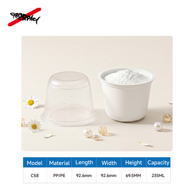 품질  Beauty Mixing Bowl Cosmetic Tools Individually Packaged Mask Powder Mixing Bowl Comes with Scale 공장