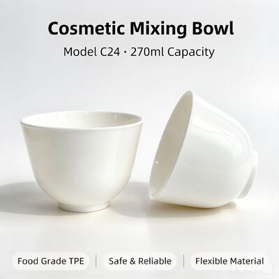 품질  C24 Food‑Grade TPE Cosmetic Mixing Bowl 270ml For Salon & DIY Skincare | Safe for mixing mask powder & beauty paste. Reusable non‑stick beauty container for professional salon and home DIY facial care 공장