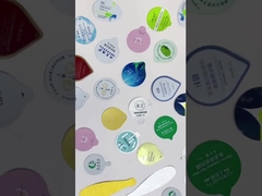 플라스틱 컵을 밀봉하기 위한 밀봉 필름을 쉽게 찢을 수 있는 알루미늄 호일 뚜껑 플라스틱 합성물