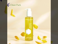 신체 에센셜 오일 포장 병 150ml 210ml 선명한 사용자 지정 플라스틱 샴푸 로션 헤어 오일 펌프 Bo