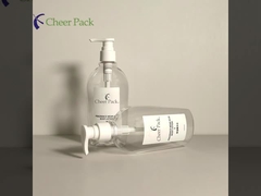 럭셔리 PET 플라스틱 300ml 펌프 병 흰색 투명 검은색 샴푸 컨디셔너 로션 얼굴