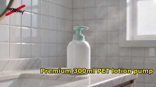 300ml PET 플라스틱 로션 펌프 병, 샴푸 및 바디 워시용 43 스레드 화장품 포장 병