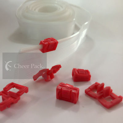 PVC 부대, 주문을 받아서 만들어지는 색깔을 위한 직업적인 소형 빨간 지플락 지퍼
