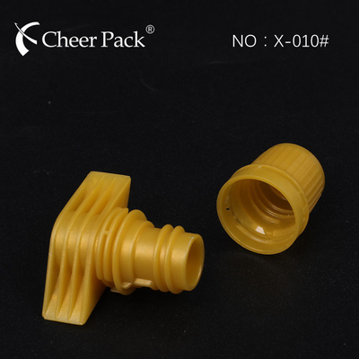PE 물질 9.6mm 내부 지름 플라스틱 스프우트 커버 화장품, 마스크, 향신료 및 세탁용 세탁용