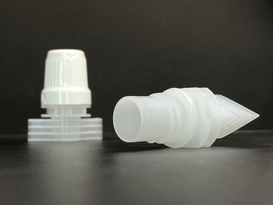 12mm 플라스틱 스푸트 캡 식품 및 화장품 포장을위한 서있는 봉지 포장에 사용