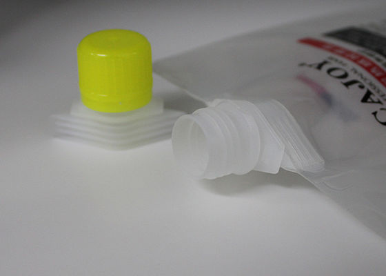 PE 내식성 플라스틱은 자동차 유리제 세탁기술자 포장 부대를 위한 주둥이 모자를 따릅니다