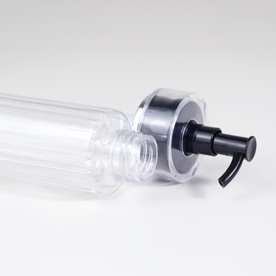 140ML PET 화장품 병 로션, 펌프와 함께 에센셜 오일 소매 PET 화장품 병
