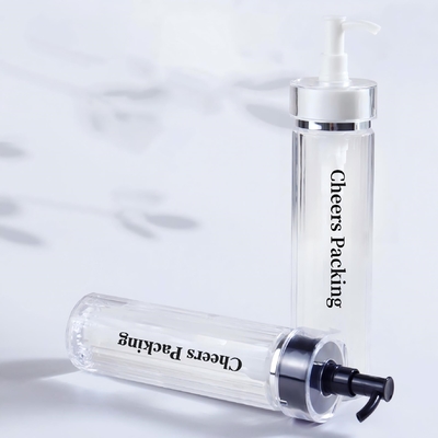140ML PET 화장품 병 로션, 펌프와 함께 에센셜 오일 소매 PET 화장품 병