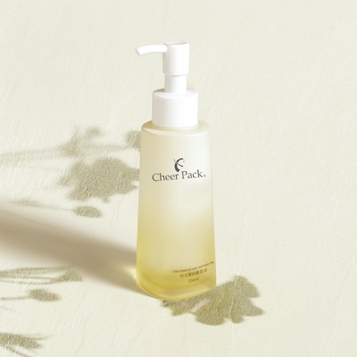 맞춤형 얼음 앰버 둥글 150ml 피부 관리 비생제 몸 샴푸 로션 플라스틱 용기 펌프 샤워 병