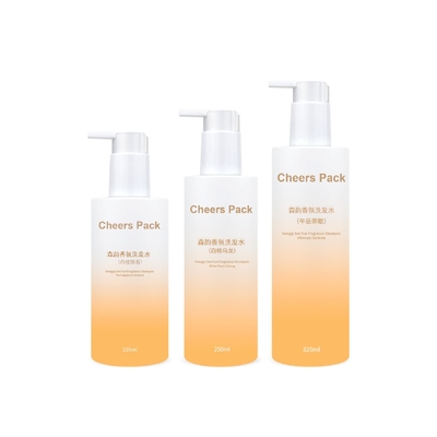 250ml 패션 PET 컬러블 목욕 샴푸 병