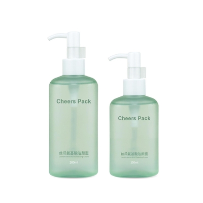 녹색 럭셔리 50ml 100ml 450ml 둥근 플라스틱 화장품 로션 병 PP 재료 프레스 펌프 압축 병 피부 관리 샴푸