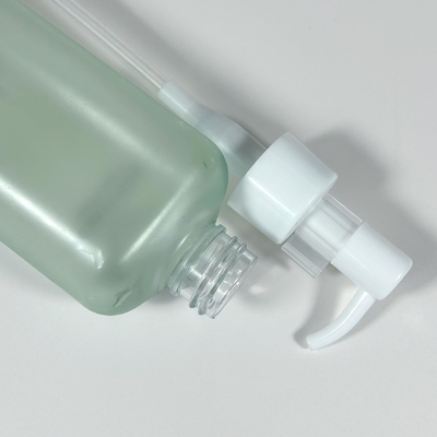 녹색 럭셔리 50ml 100ml 450ml 둥근 플라스틱 화장품 로션 병 PP 재료 프레스 펌프 압축 병 피부 관리 샴푸