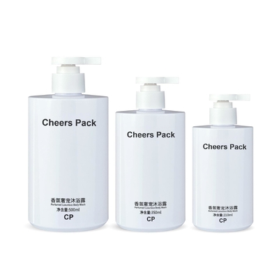 사용자 지정 로고 화장품 포장 로션 병 210ml 350ml 500ml 피부 관리 포장 로션 병
