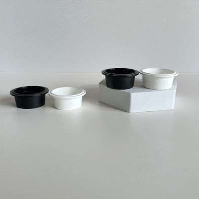 화장품 크림 로션용 뚜껑이 있는 20ml PP 플라스틱 컵, 54mm 직경