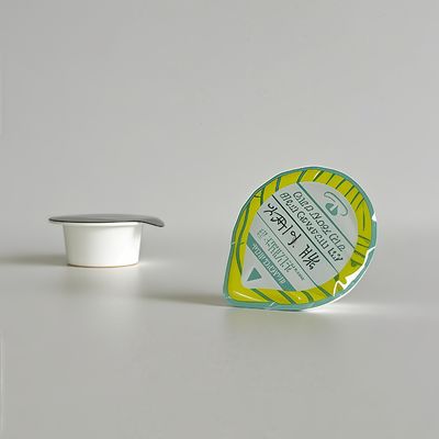 10ml Custom Logo PP 알루미늄 포일 뚜?? 이 있는 화장품 크림용 플라스틱 컵