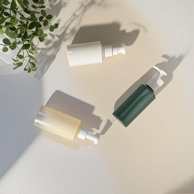 300ml-500ml 화장품 포장용 맞춤형 로고 인쇄 가능한 PET 실린더형 로션 펌프 보틀