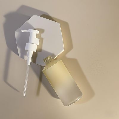 300ml-500ml 화장품 포장용 맞춤형 로고 인쇄 가능한 PET 실린더형 로션 펌프 보틀