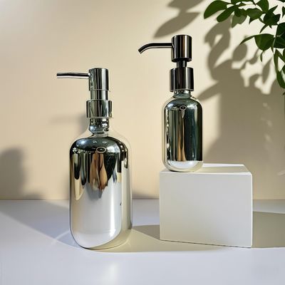 100ml 용량과 폭탄 모양의 럭셔리 PET 병 머리 관리 피부 관리 세럼 샴푸 몸 씻기 얼굴 크림