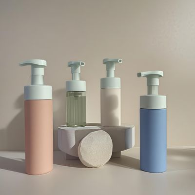 100ml 120ml 160ml 플라스틱 화장품 병 PET 샴푸 로션 바디워시용 병, 프레스 펌프 및 맞춤형 색상
