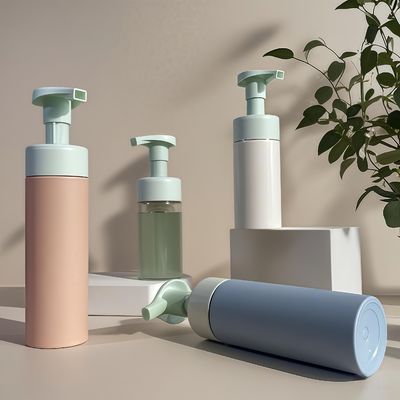 100ml 120ml 160ml 플라스틱 화장품 병 PET 샴푸 로션 바디워시용 병, 프레스 펌프 및 맞춤형 색상