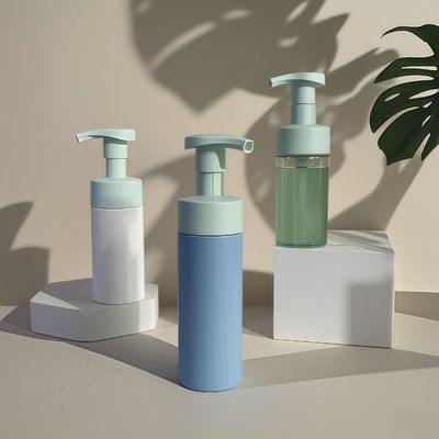 100ml 120ml 160ml 플라스틱 화장품 병 PET 샴푸 로션 바디워시용 병, 프레스 펌프 및 맞춤형 색상