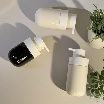 뚱뚱한 둥근 모양 PET 화장품 병 압력 펌프와 화장품 포장용 맞춤 컬러 실크 스크린 인쇄