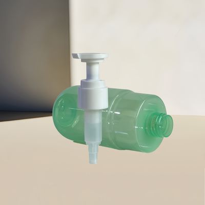 300ml 용량 투명 녹색 PET 펌프 디스펜서 병 (맞춤형 로고 포함) - 화장품 로션용
