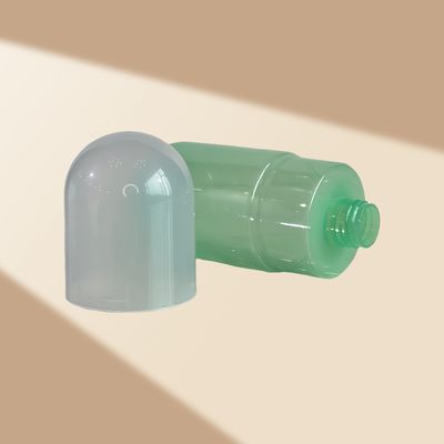 300ml 용량 투명 녹색 PET 펌프 디스펜서 병 (맞춤형 로고 포함) - 화장품 로션용