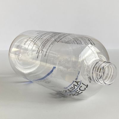 샴푸 및 바디 워시용 플립 탑 캡이 있는 맞춤형 인쇄 PET 플라스틱 실린더 로션 병