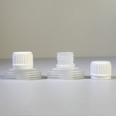 휴대용 및 내구성이 뛰어난 16mm PE 플라스틱 스크류 캡, 플립 탑 스파우트 뚜껑, 식품 등급 안전 림, 음료용 유연 포장