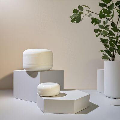 크림 로션 제품용 20ml 40ml 플라스틱 납작한 원형 화장품 크림 용기