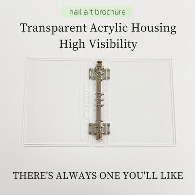 탈부착 가능한 투명 아크릴 마그네틱 네일 아트 디스플레이 보드 120/180/240 색상 북 플라스틱 도구 네일 팁 젤용