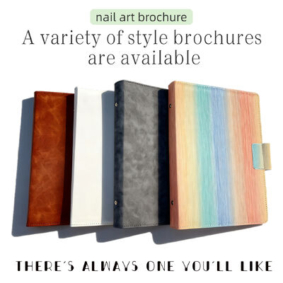 전문 탈착식 아크릴 싱글 마그네틱 네일 아트 디스플레이 보드 사각형 120/180/240 그라데이션 컬러 플라스틱 네일 도구