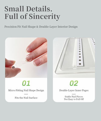 전문 탈착식 아크릴 싱글 마그네틱 네일 아트 디스플레이 보드 사각형 120/180/240 그라데이션 컬러 플라스틱 네일 도구