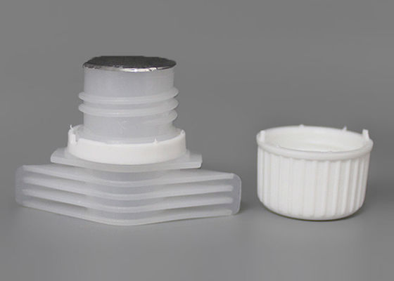 누출 증거 PE 음식 급료 플라스틱은 액체 부대를 위한 물개 강선을 가진 주둥이 모자를 따릅니다