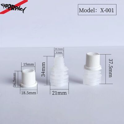 8.6mm 내면 디아 PE 플라스틱 나사 모자 휴대 및 내구성 스푸트 뚜??