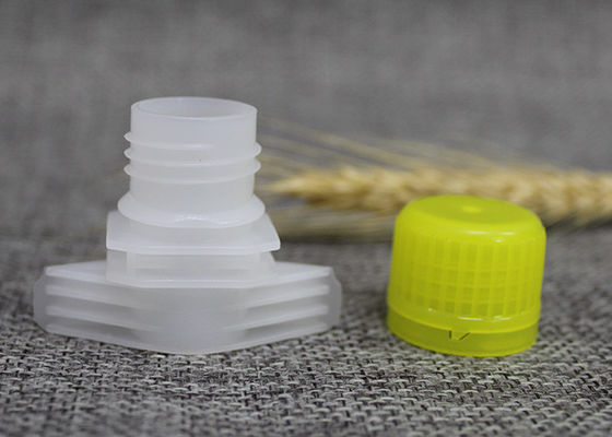 안전 반지를 가진 액체 주머니를 위한 주문품 16mm 플라스틱 주둥이 모자