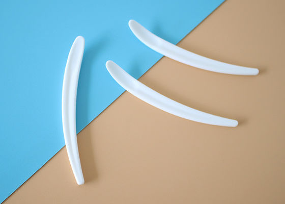 PP 64.8mm 얼굴 점토 크림 화장품 스파툴라 스쿠프 꽃 싹 모양
