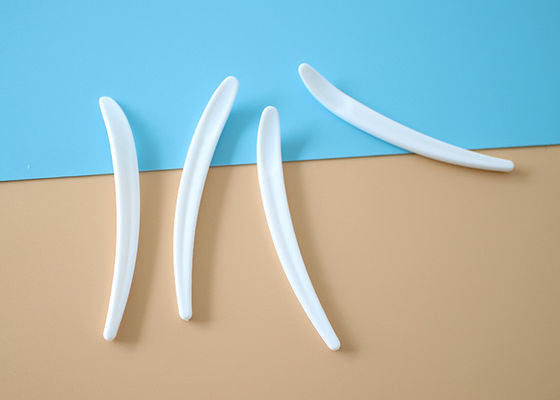 PP 64.8mm 얼굴 점토 크림 화장품 스파툴라 스쿠프 꽃 싹 모양